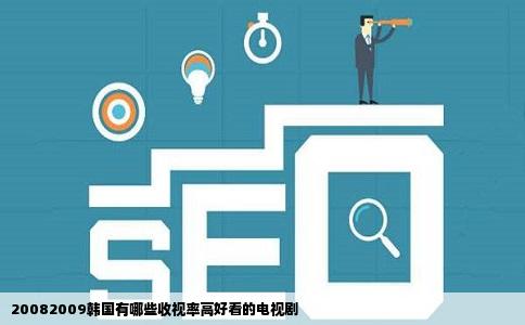 20082009韩国有哪些收视率高好看的电视剧