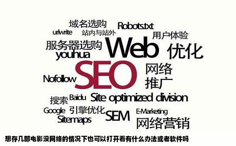 想存几部电影没网络的情况下也可以打开看有什么办法或者软件吗