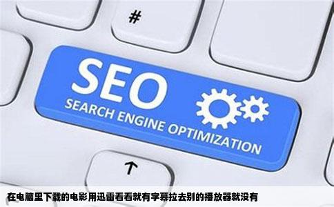 在电脑里下载的电影用迅雷看看就有字幕拉去别的播放器就没有