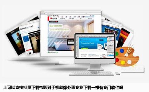 上可以直接批量下载电影到手机就像外面专业下载一样有专门软件吗