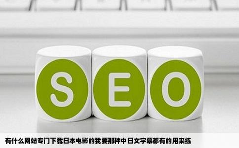 有什么网站专门下载日本电影的我要那种中日文字幕都有的用来练