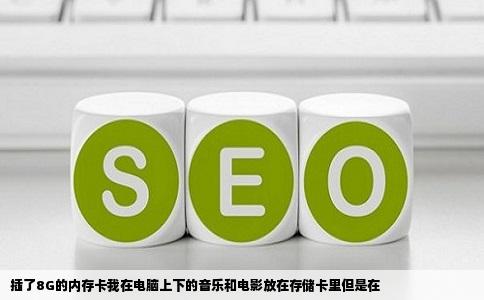插了8G的内存卡我在电脑上下的音乐和电影放在存储卡里但是在