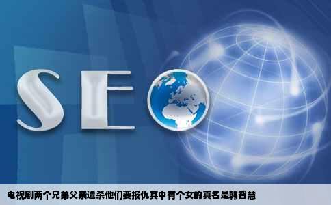 电视剧两个兄弟父亲遭杀他们要报仇其中有个女的真名是韩智慧